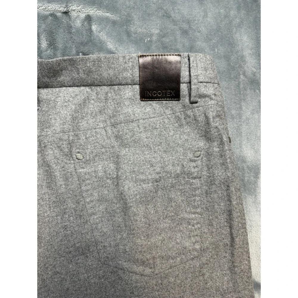 Incotex 5 Pocket Jean Cut Dress Pants Size 38x32 US Gray Cashmere Blend